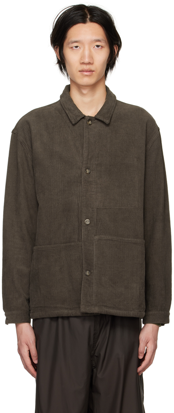 Satta Gray Allotment Jacket In Washed Black