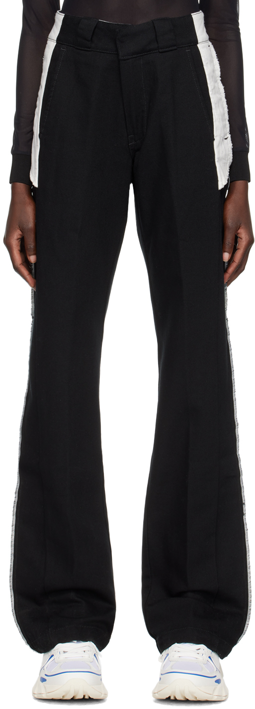 Black Inside Out Trousers