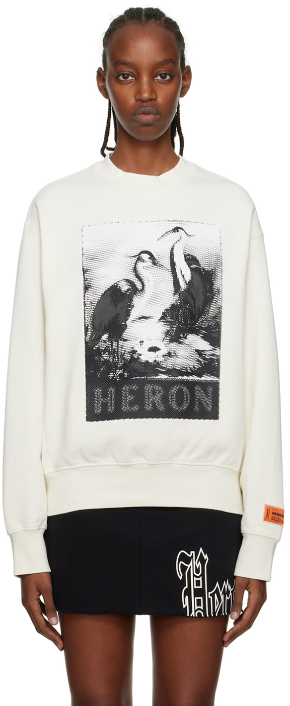 Heron Preston Off-White Halftone Sweatshirt