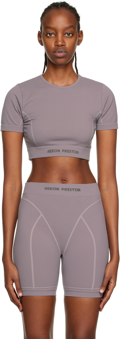Heron Preston Gray Active T-Shirt