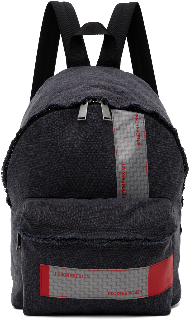 SSENSE Men Accessories Bags Rucksacks Gray HP Tape Backpack 
