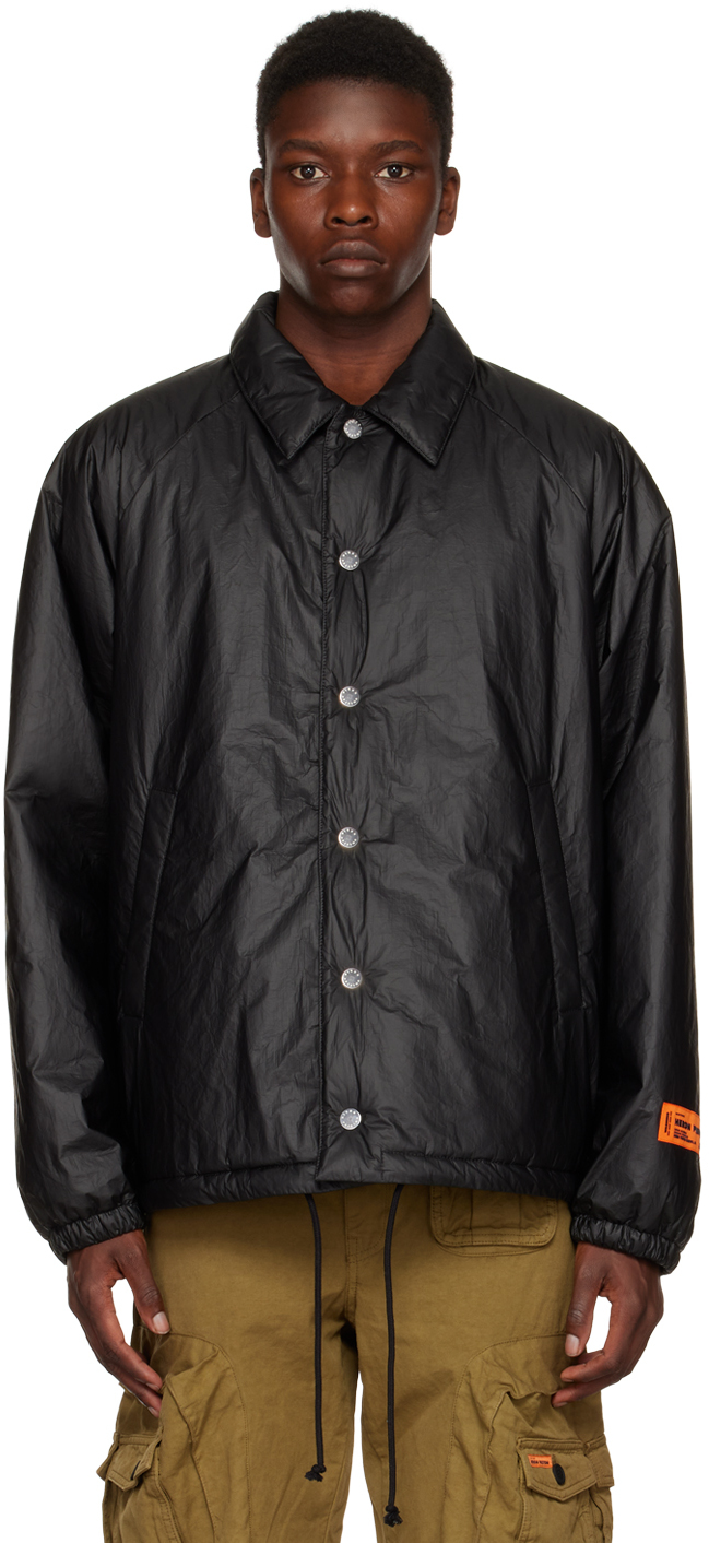 Heron Preston Black Coach Jacket