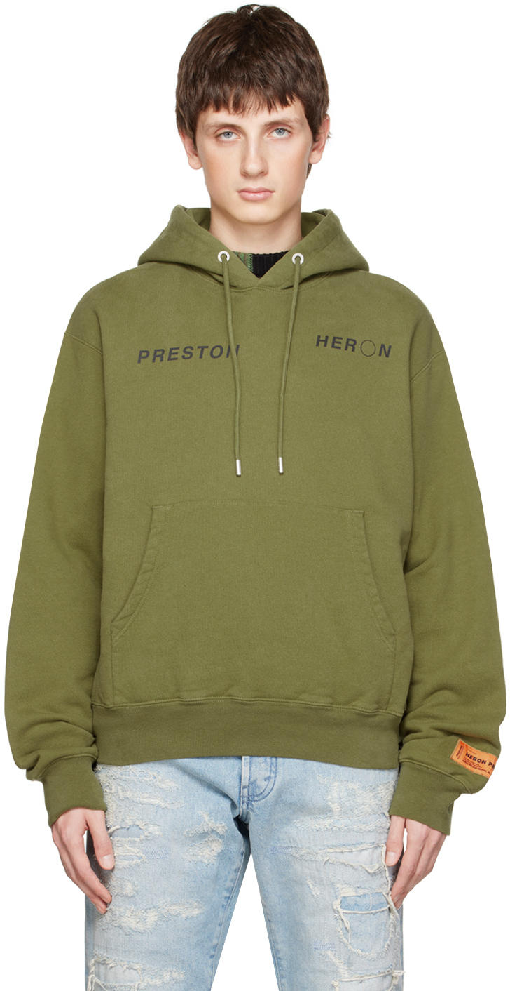 Sweatshorts halo Heron Preston pour homme en coloris Vert Homme Vêtements Articles de sport et dentraînement Shorts de sport 