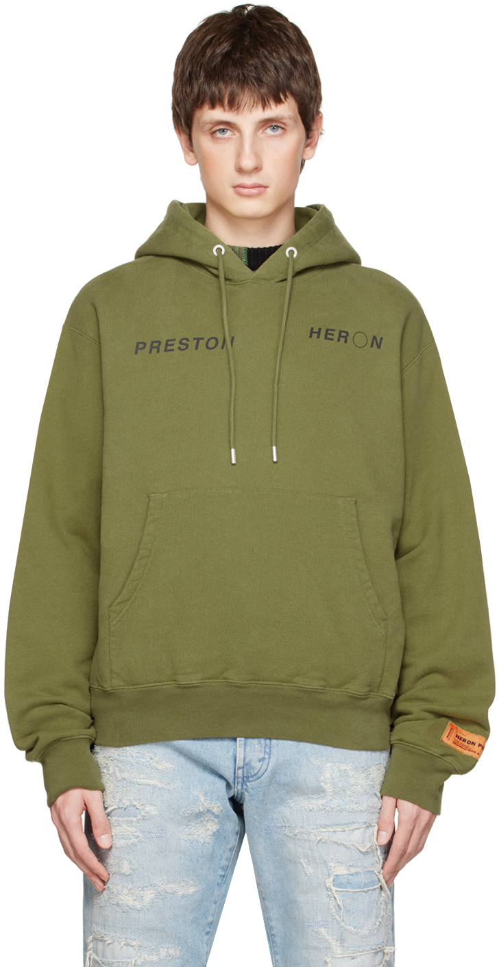 Khaki Drawstring Hoodie