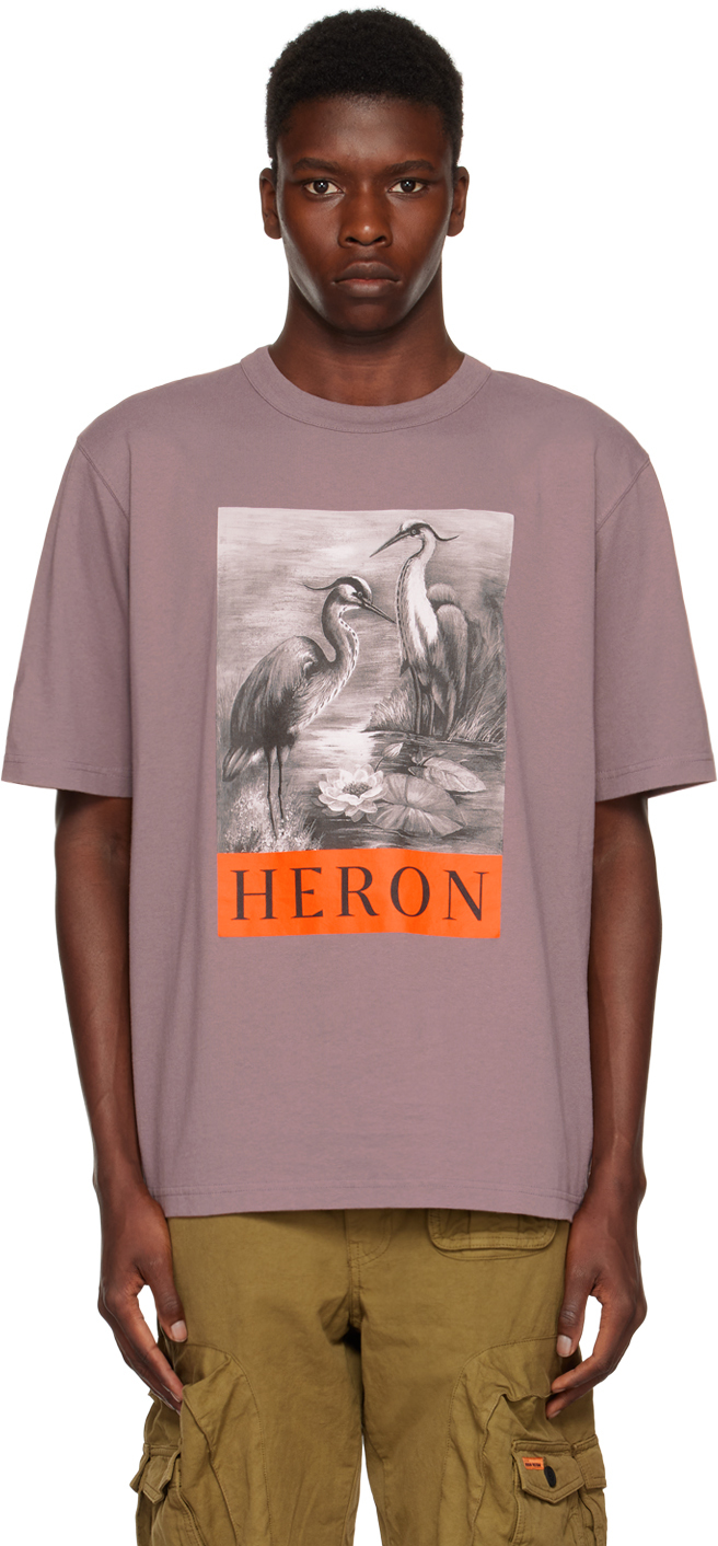 Gray 'Heron BW' T-Shirt