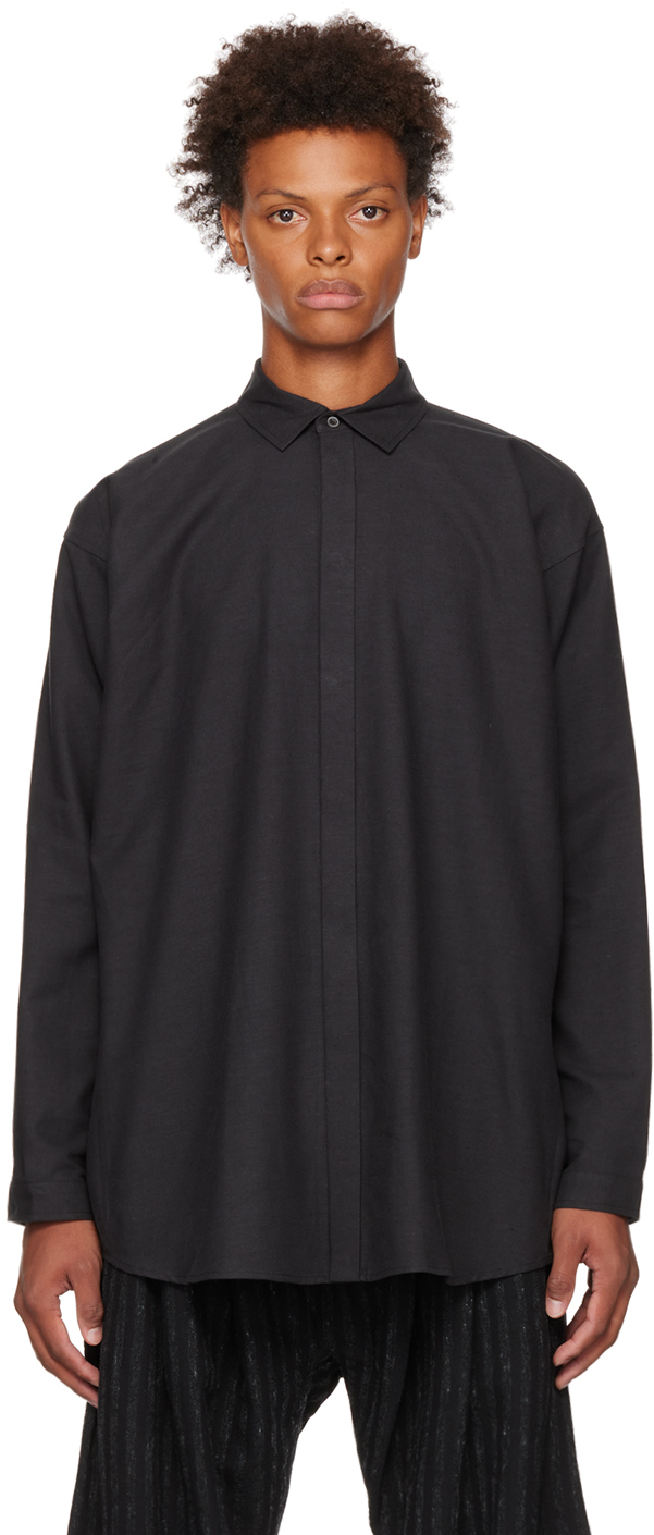 Jan-Jan Van Essche: Black #92 Shirt | SSENSE Canada