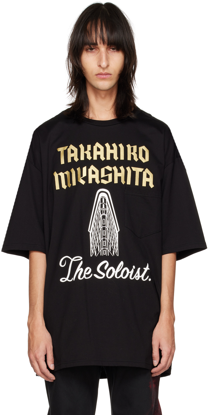 送料無料 日本 Soloist The Takahiromiyashita Logo-print T Short-sleeved 記念グッズ