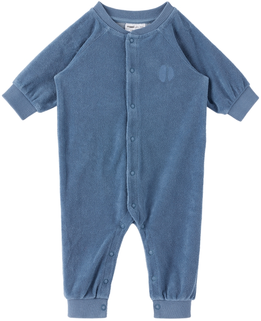 Maed For Mini Baby Blue Down To Earth Jumpsuit