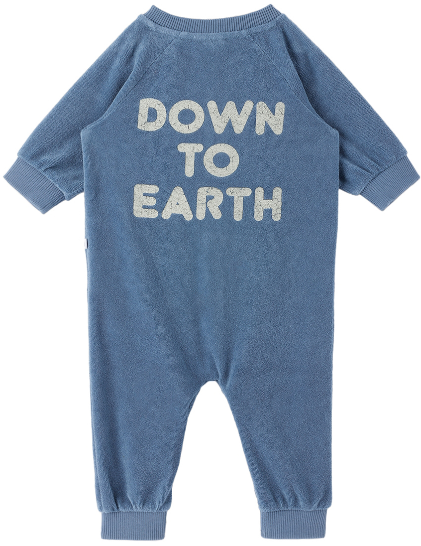 Maed For Mini Baby Blue Down To Earth Jumpsuit
