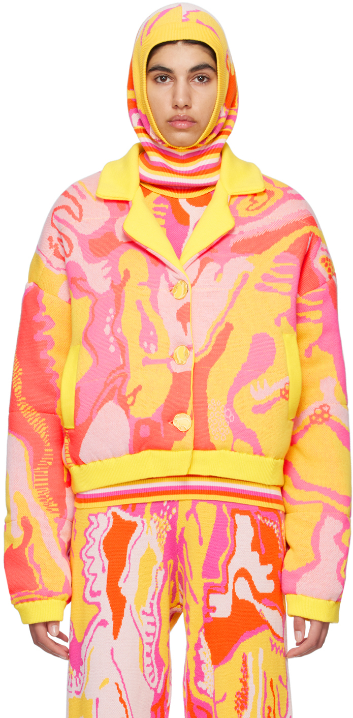 Yellow & Pink Asima Jacket by HELMSTEDT on Sale