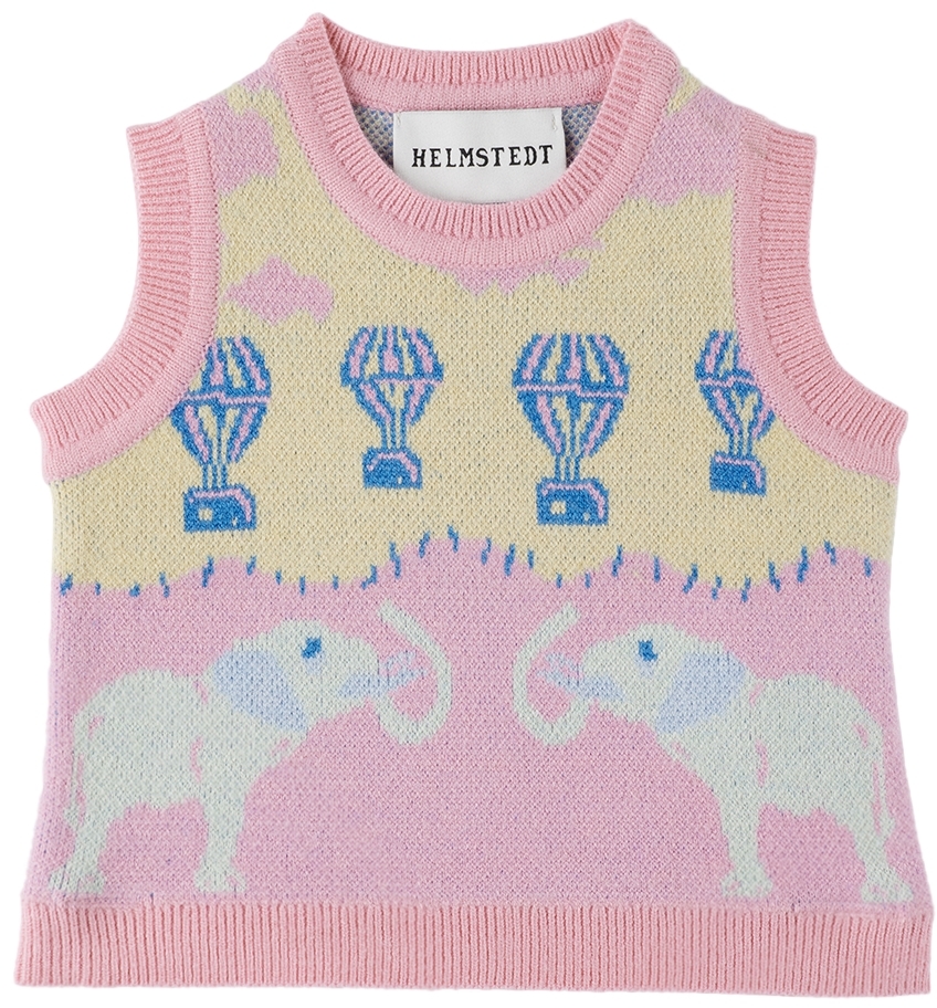 Baby Pink Ami Vest by HELMSTEDT | SSENSE