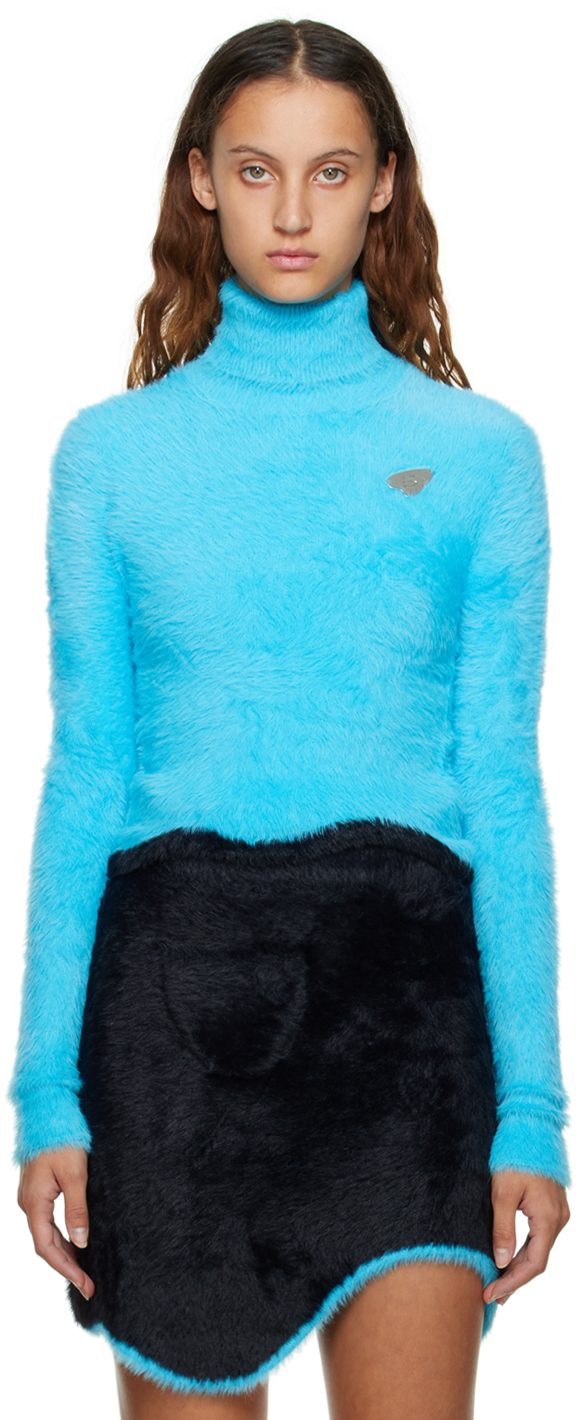 PH5 Blue Elara Faux-Fur Sweater