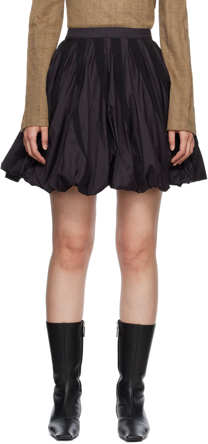 Kiko Kostadinov Black Tallon Miniskirt