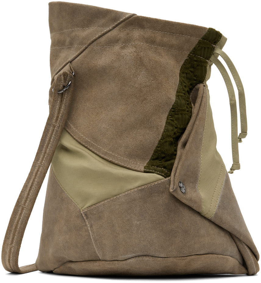 Kiko Kostadinov Khaki Medium Oren Bag In Ash/dark Khaki | ModeSens