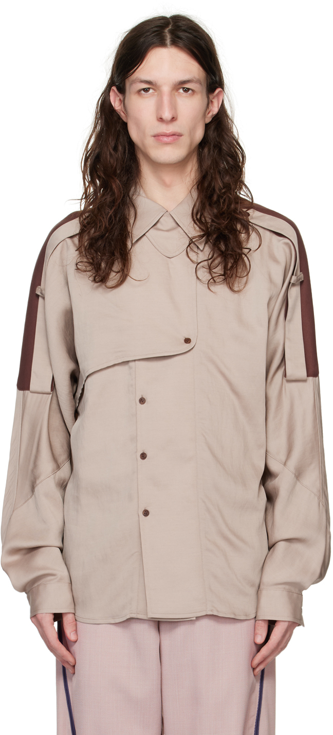 Kiko Kostadinov Brown Aden Shirt | Smart Closet