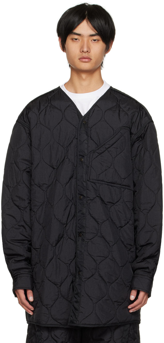 Black Linner Jacket by Yuki Hashimoto on Sale