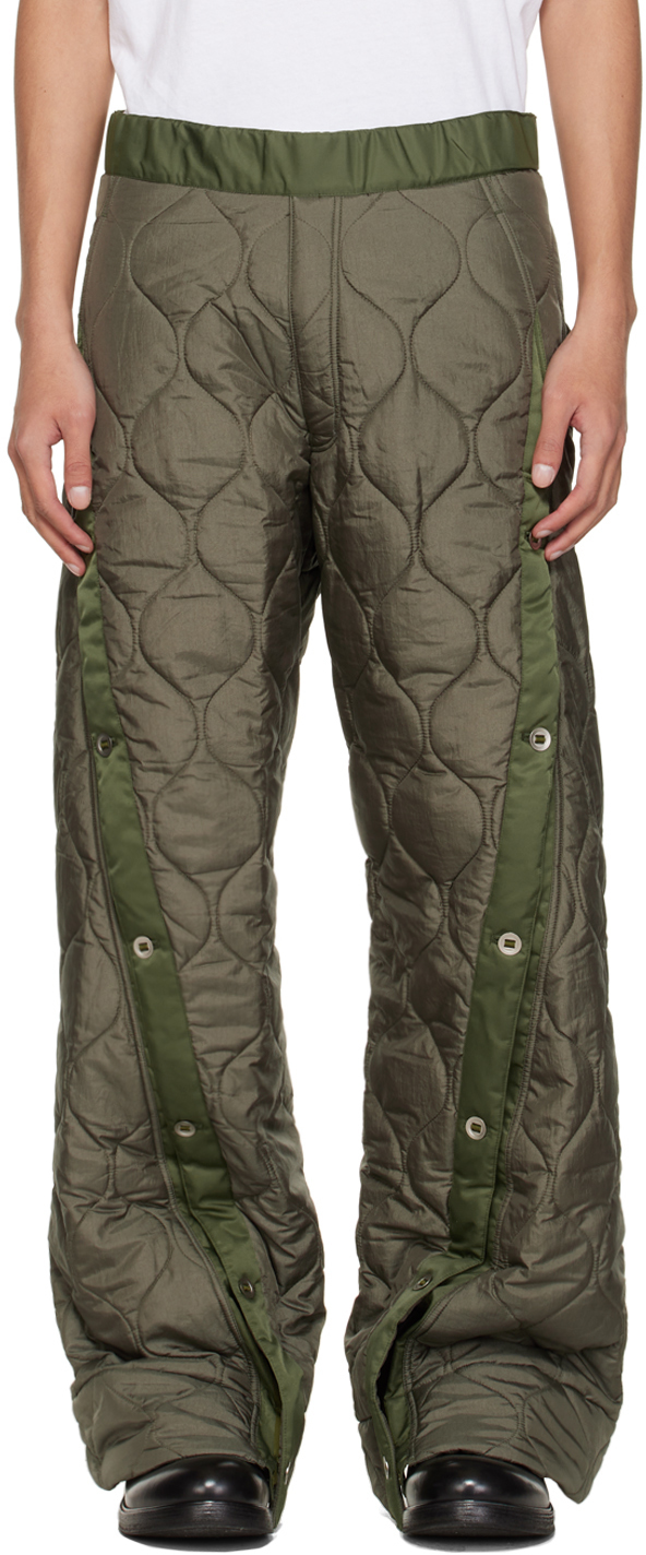 Khaki Twisted Military Lounge Pants