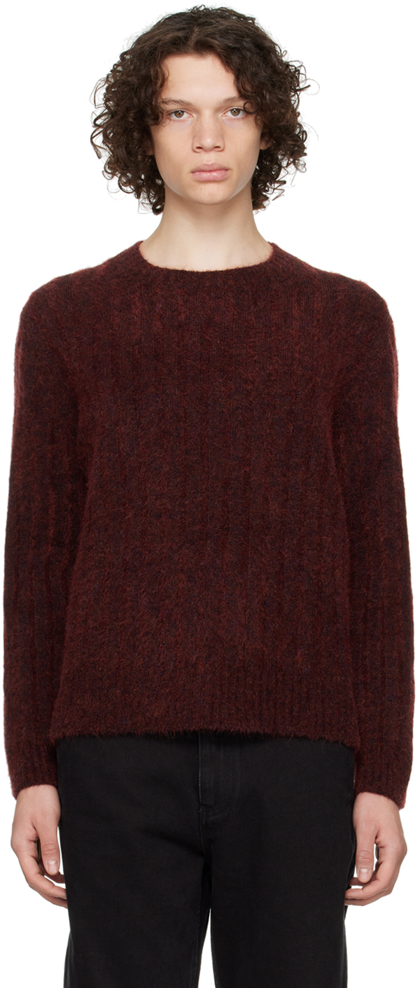 Burgundy Marled Sweater