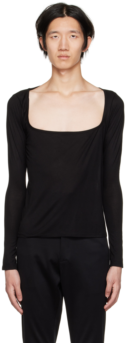 ARTURO OBEGERO SSENSE Exclusive Black Querelle Long Sleeve T-Shirt