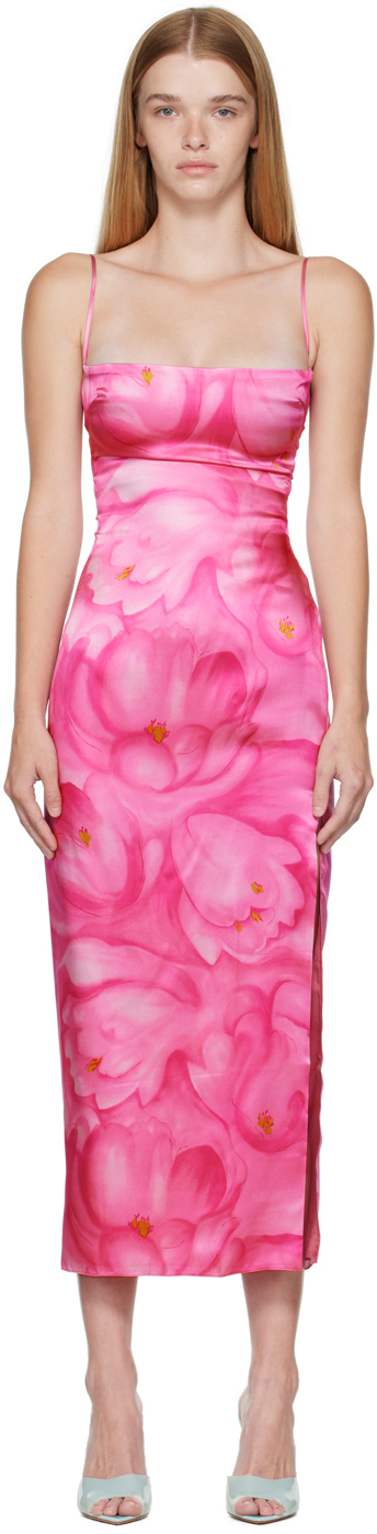 Pink S & M Maxi Dress