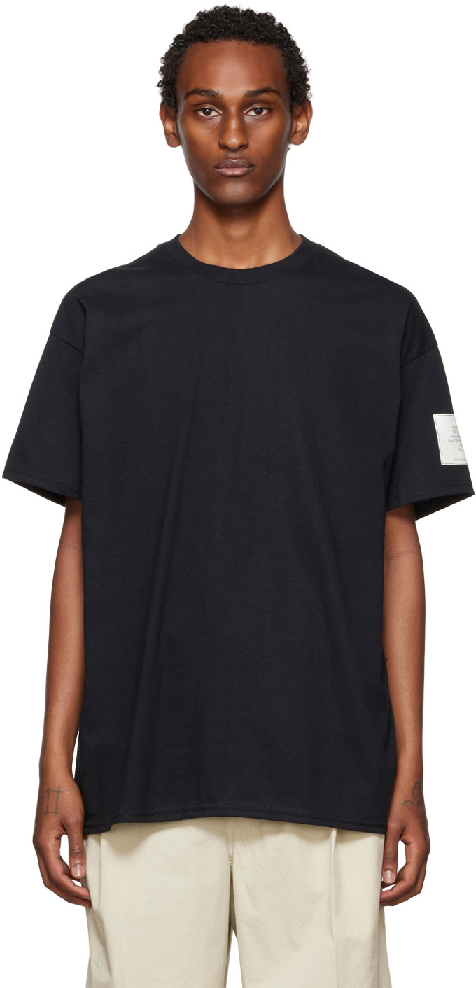 Black Patch T-Shirt by N.Hoolywood on Sale