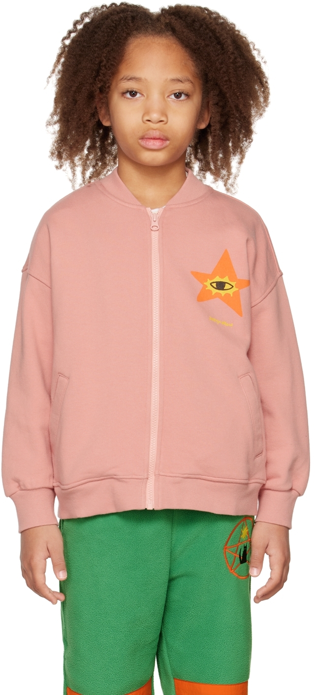 Cat Bomber Jacket in Pink - Jellymallow