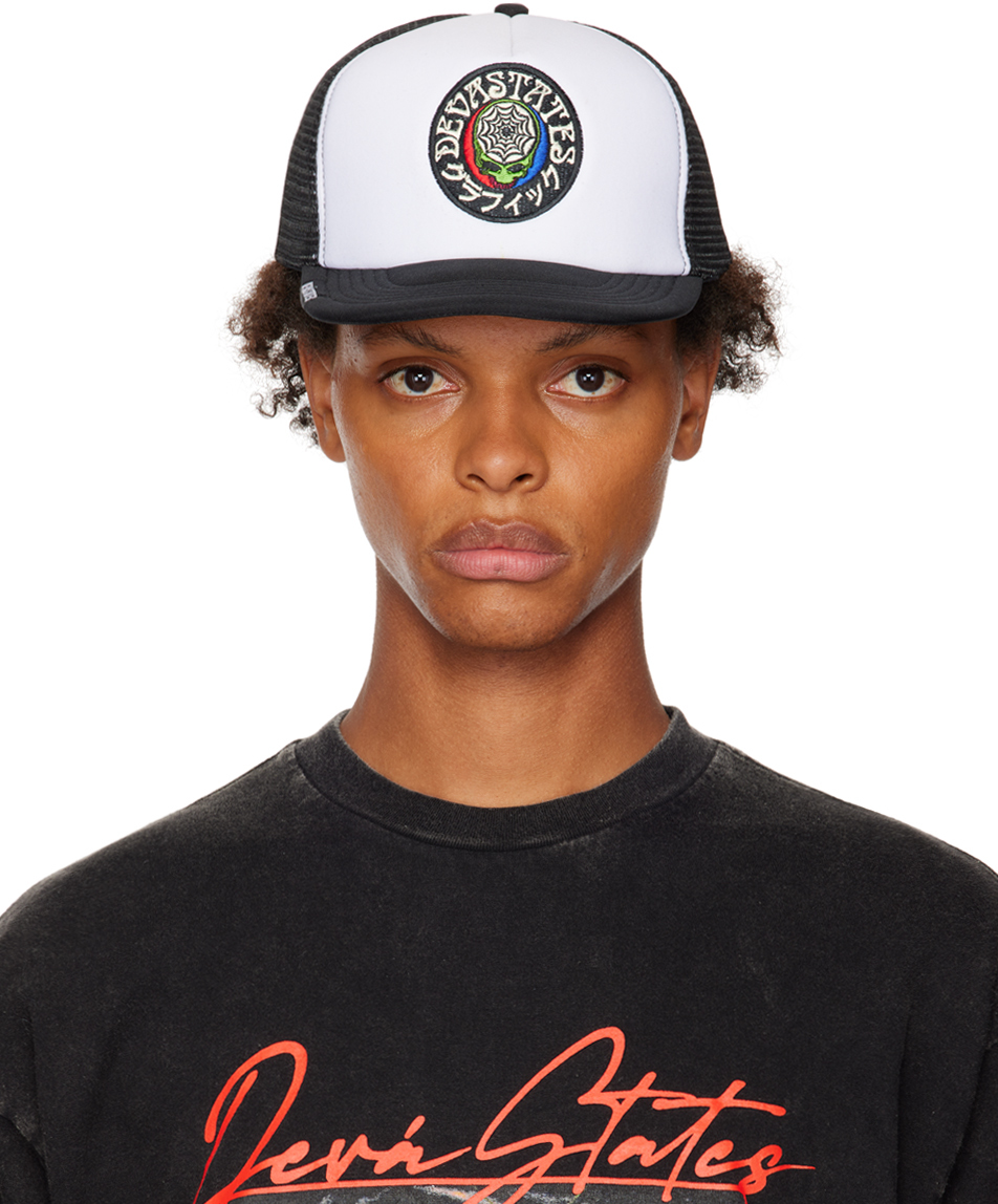 Deva States Black Embroidered Cap