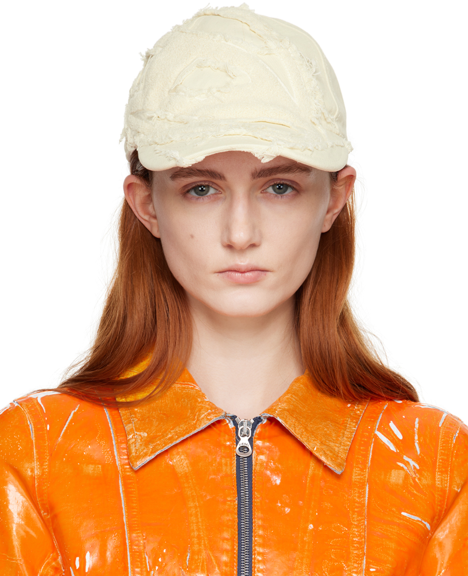 【関税込み】Diesel オフホワイト C-Obi キャップ Dieselのオフホワイト C-Obi キャップがセール中