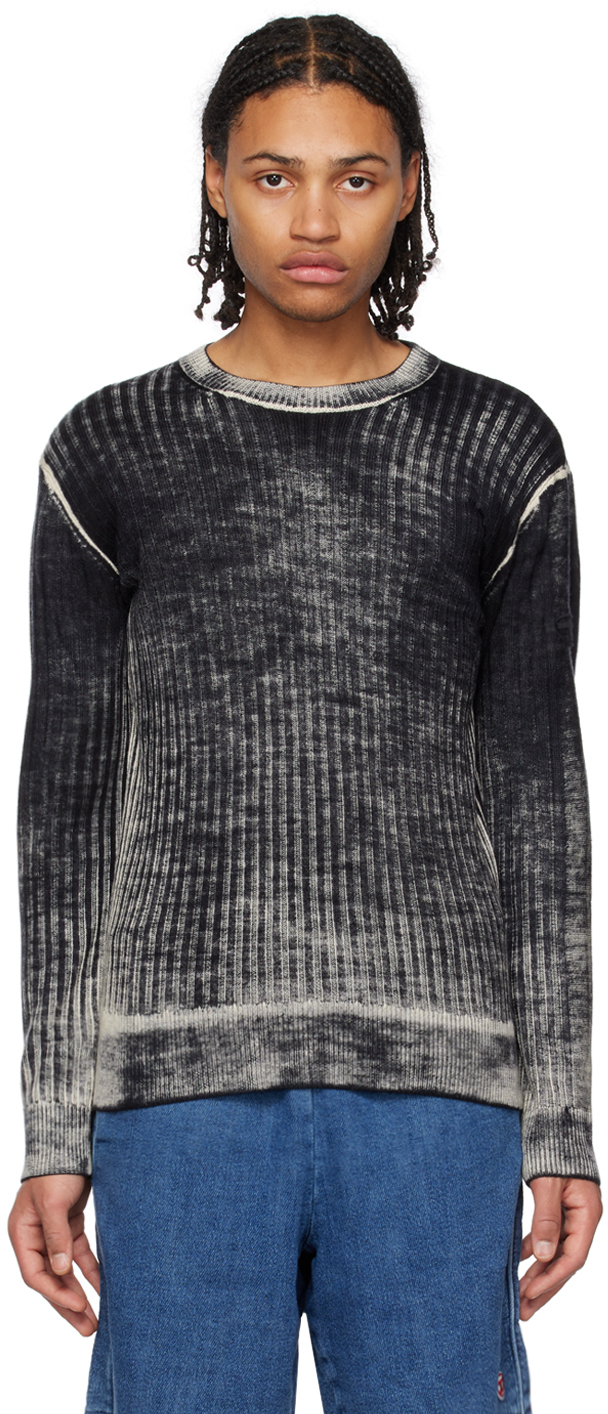 Diesel Black & Off-white K-andelero Sweater