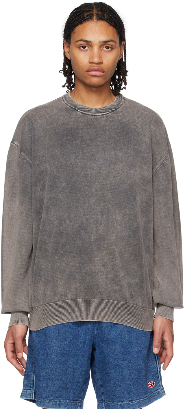 Diesel Black K-elsoon Sweatshirt In 937