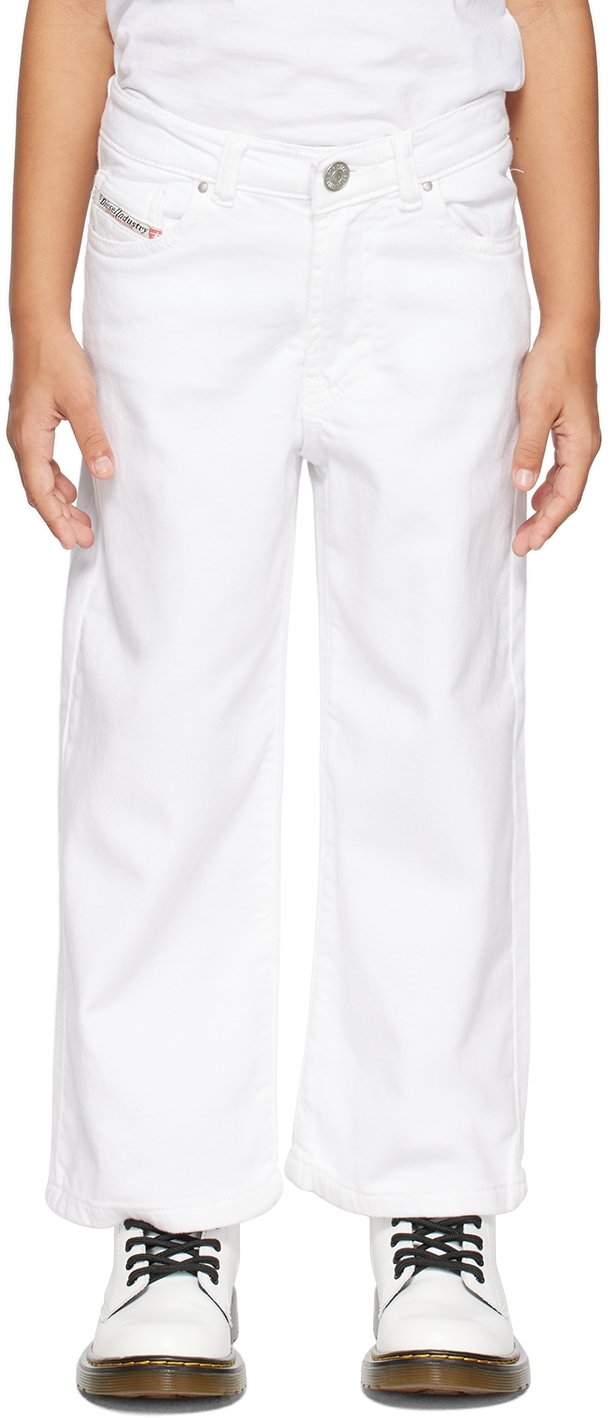 Diesel Kids White 2000-j Jeans In K100