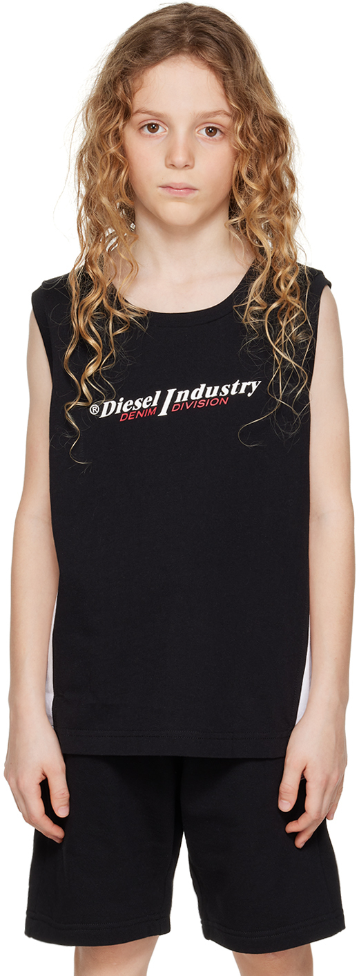 Diesel Kids Black Mtingo Tank Top In K900