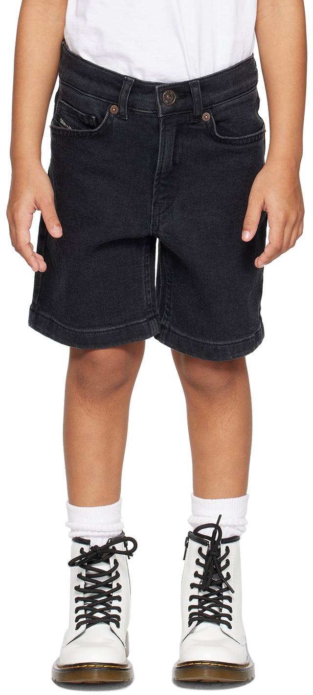 Diesel D-macs Denim Shorts In K02 Black
