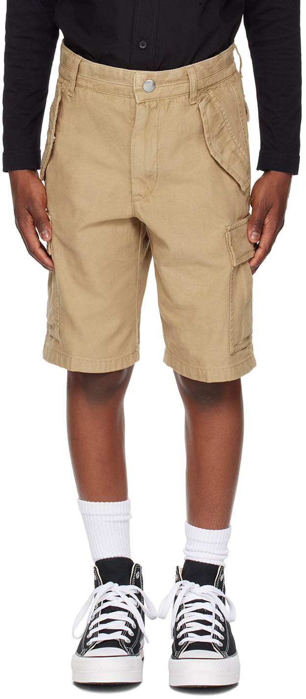 Diesel Kids Brown Patlanshort Denim Shorts In K712
