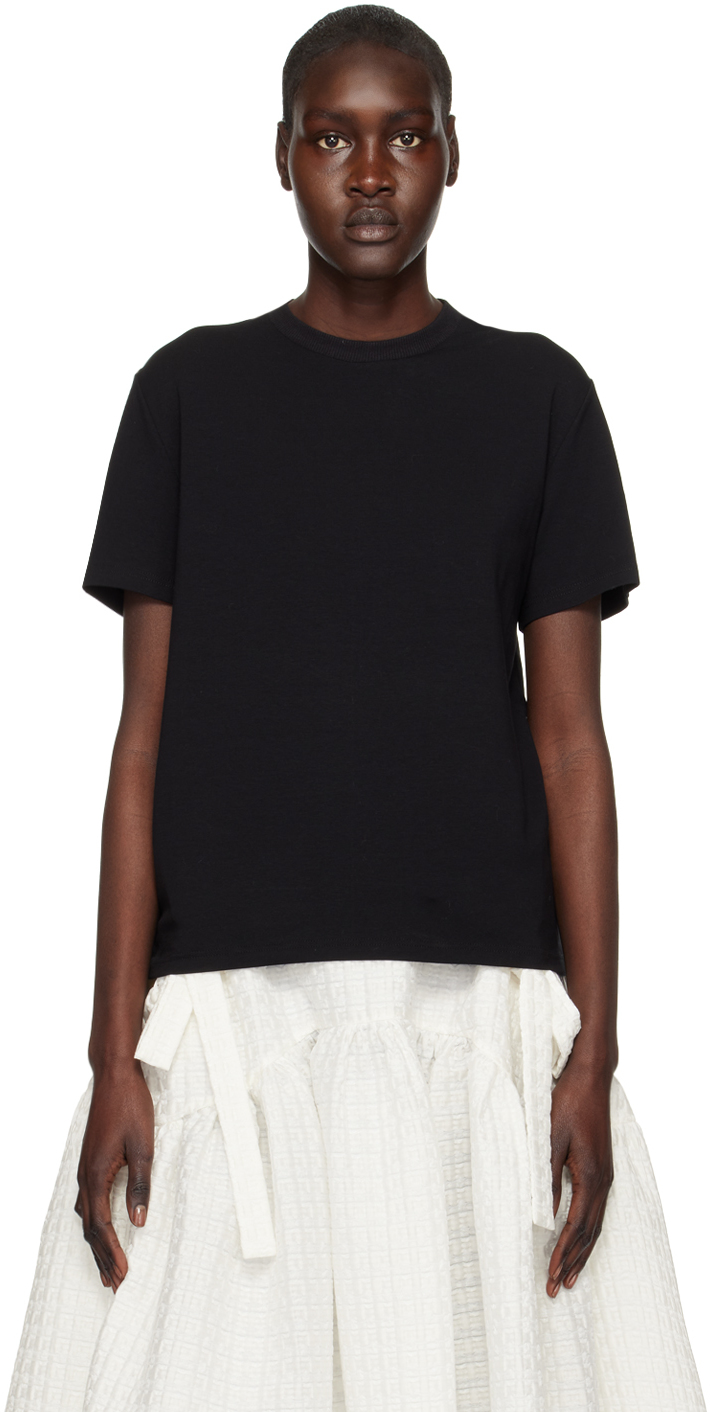 Cecilie Bahnsen Black Juno T-shirt In Bllack | ModeSens