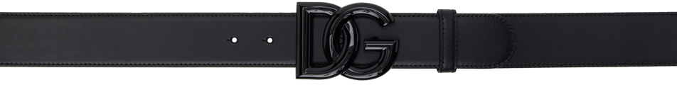 Dolce & Gabbana Black DG Belt