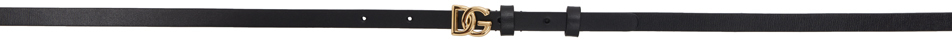 Dolce & Gabbana Black DG Belt