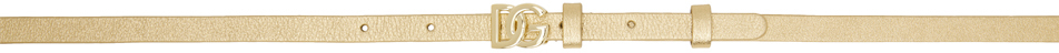 Dolce & Gabbana Gold Logo Belt