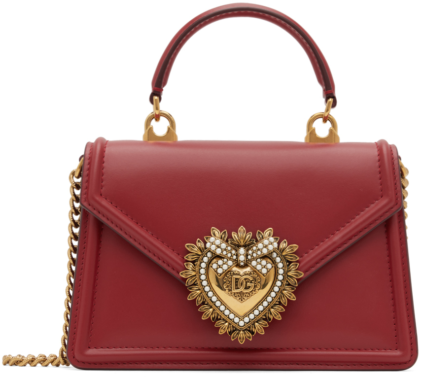 Dolce & Gabbana Red Small Devotion Bag