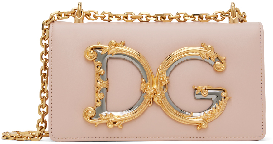 Dolce & Gabbana Pink 'DG' Shoulder Bag