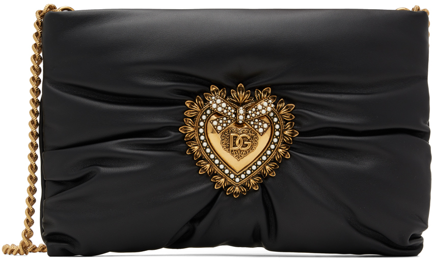 Dolce & Gabbana Black Small Devotion Bag