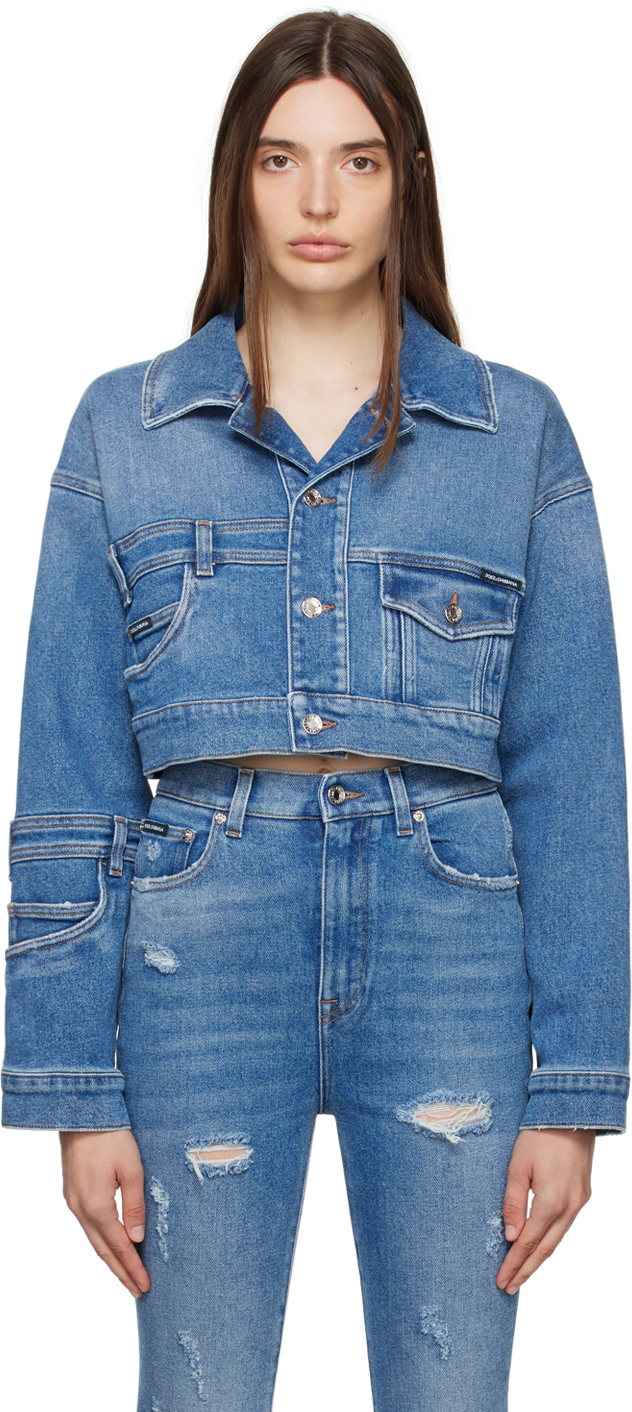 Dolce & Gabbana Denim Jacket In S9001 Variante Abbin