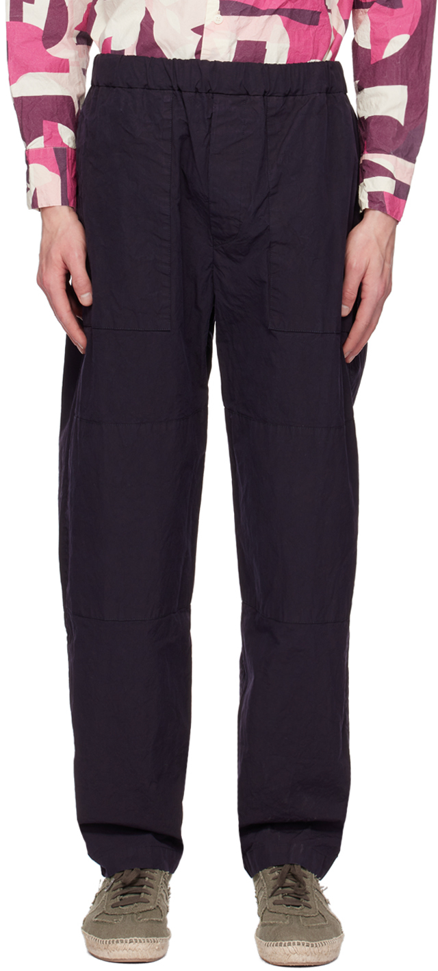 Navy Ah Trousers