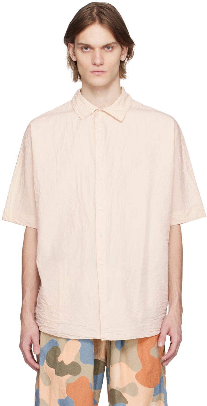 CASEY CASEY: Beige Raccourcie Shirt | SSENSE