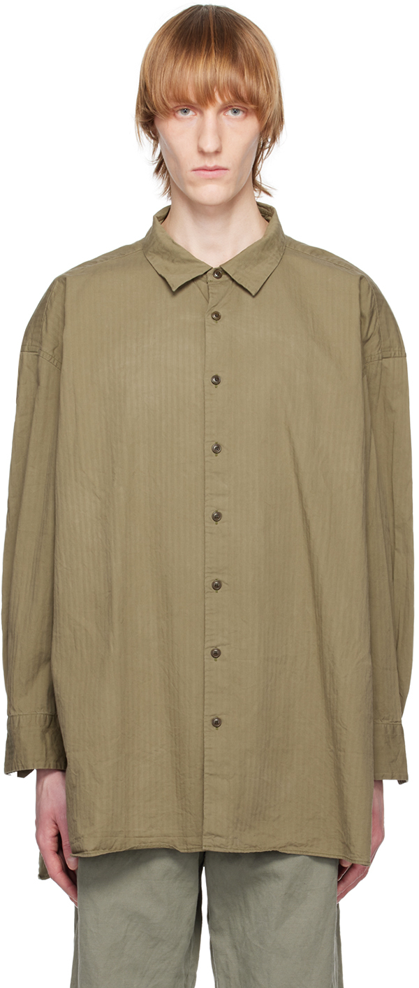 Khaki Hamnet Shirt by CASEY CASEY on Sale