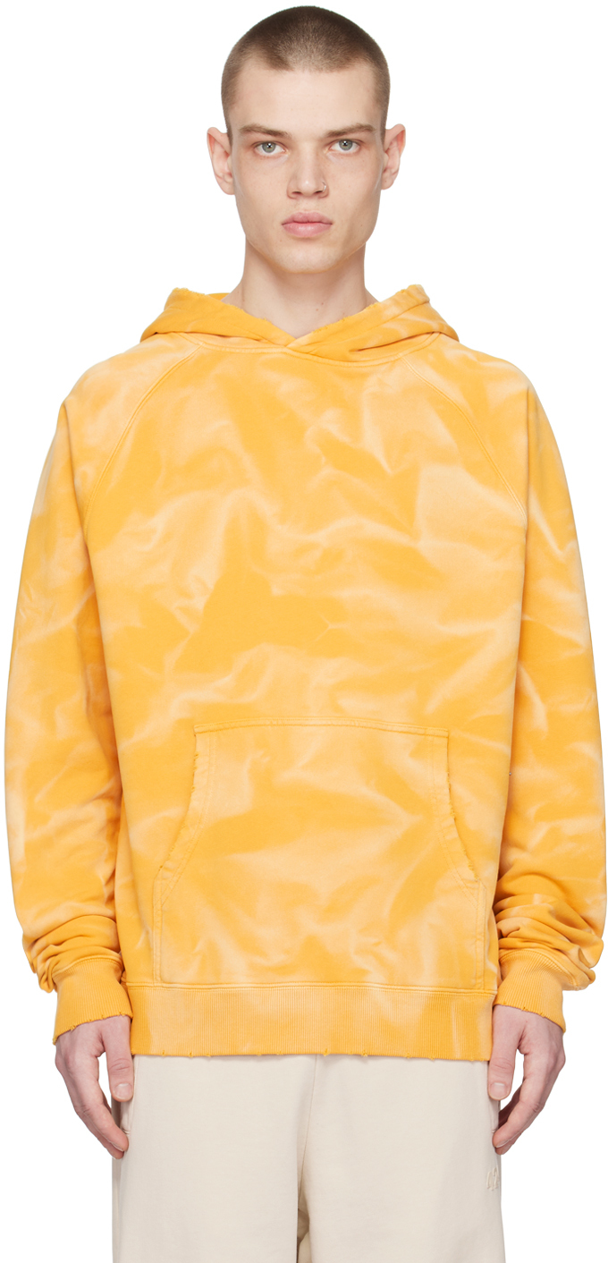424 Yellow Distressed Hoodie