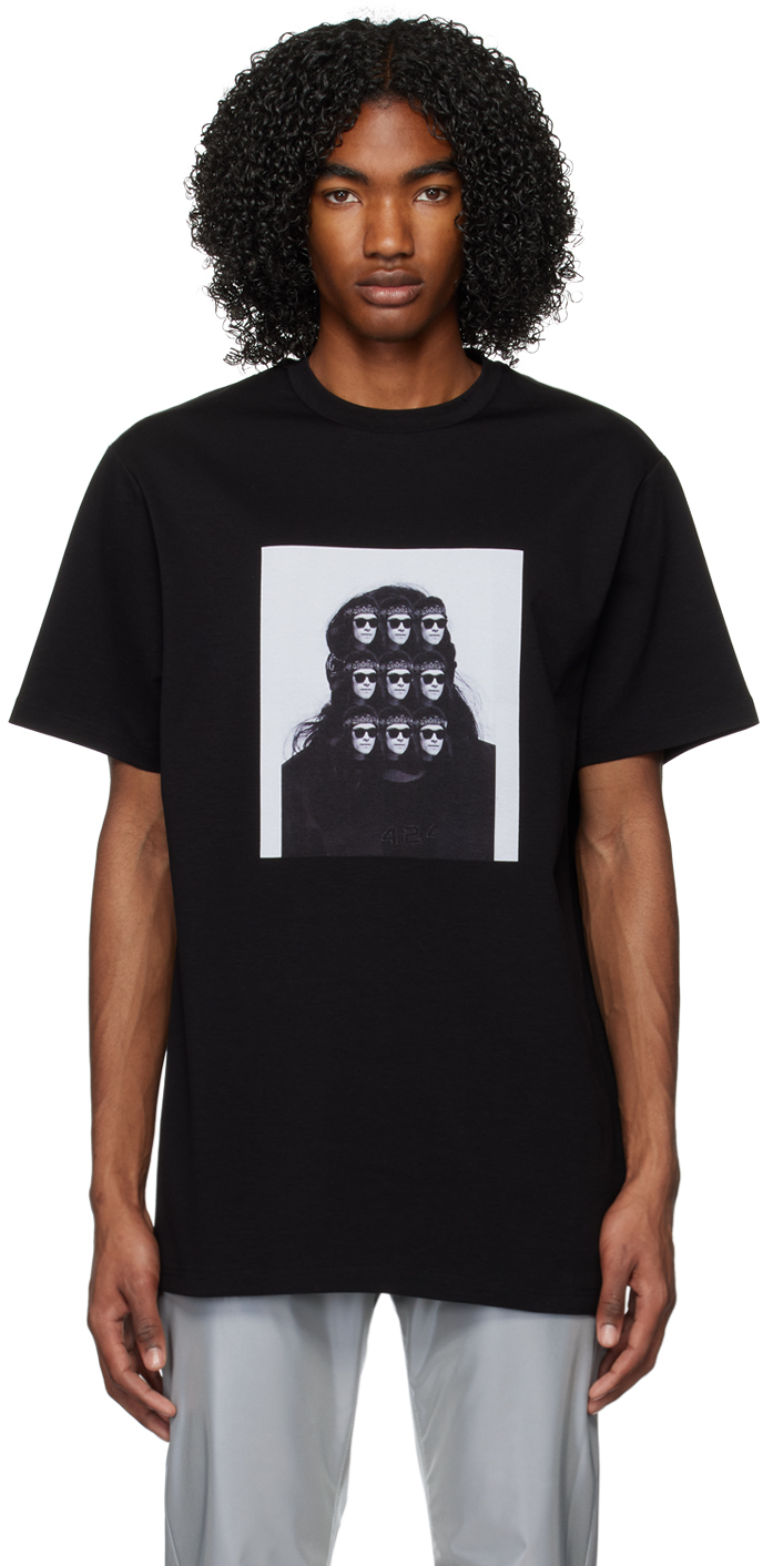 424 Black Graphic T-shirt