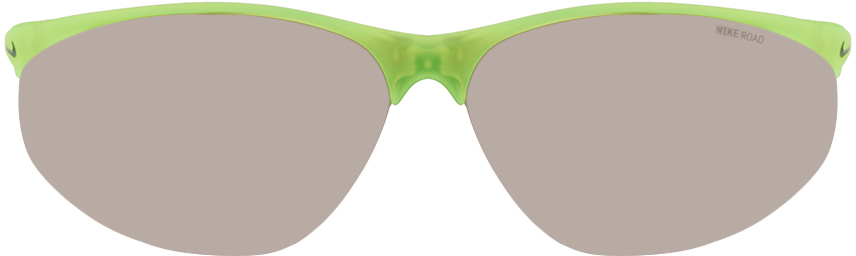 Nike Green Aerial E Sunglasses In 702
