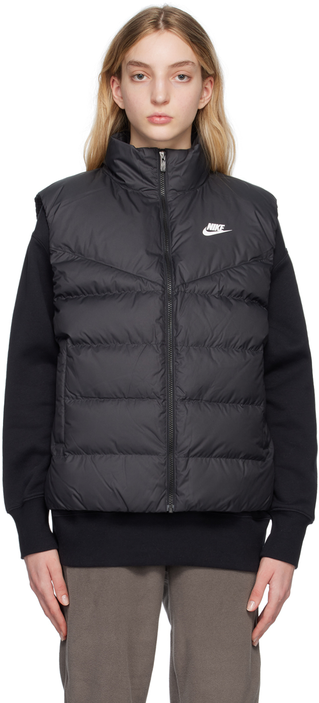 Moment Mijnwerker Verval Black Sportswear Therma-Fit Windrunner Down Vest by Nike on Sale