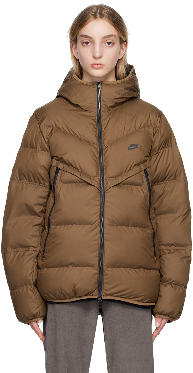 Nike Brown Storm-fit Jacket In Cacao Wow/cacao Wo